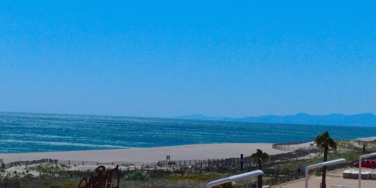 Vue Mer Panoramique Wifi Gratuit Le Barcares Exterior photo
